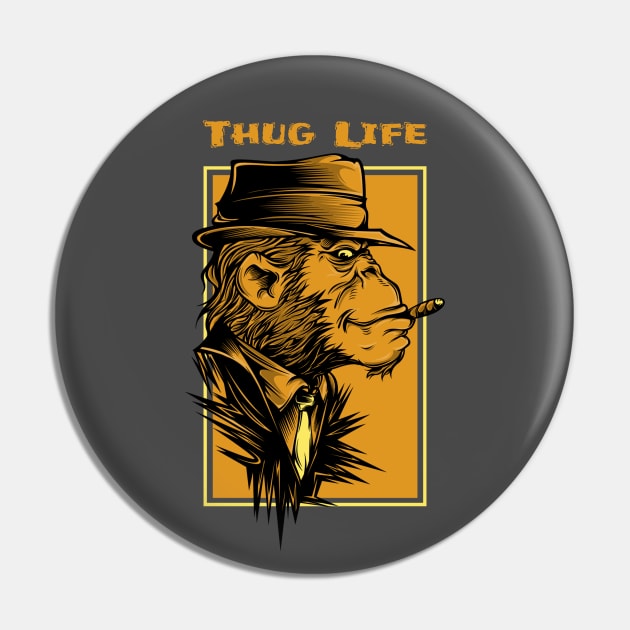 Thug Life Pin by Samuel Tee