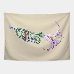 Angels Trumpet Tapestry