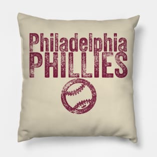 Phillies Vintage Weathered Pillow