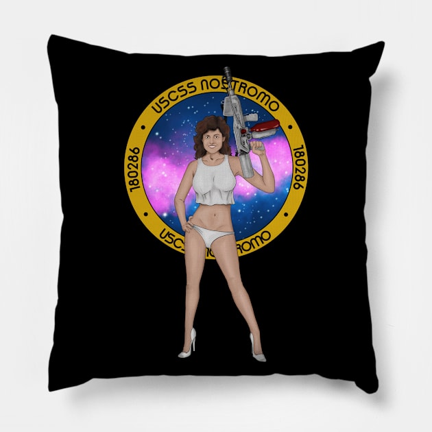 Ripley Pinup Pillow by kyohazard