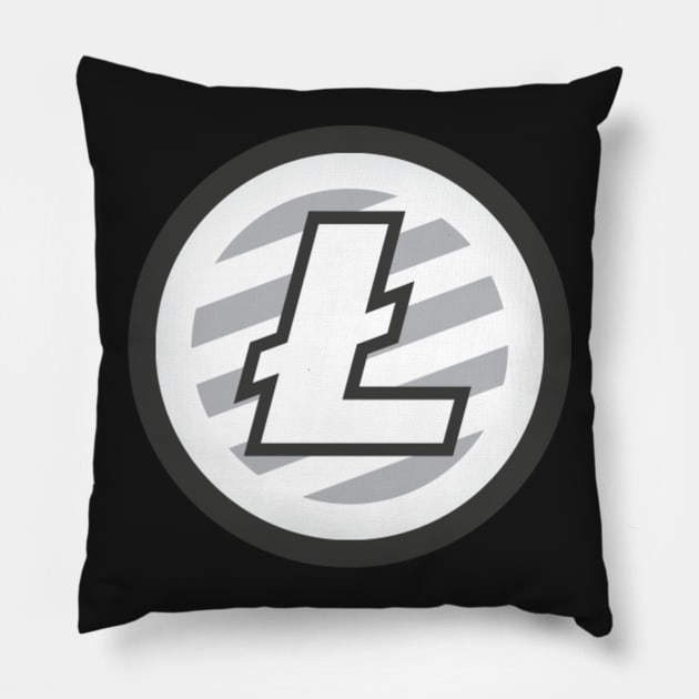 Litecoin (LTC) Crypto Pillow by cryptogeek