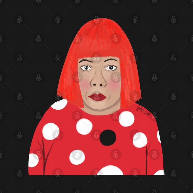 Yayoi kusama by Pinky's Studio 