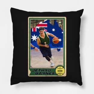 Jethro Barnes Retro Card Pillow