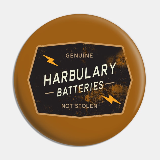 Harbulary Batteries Pin by TheFactorie