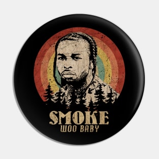 Retro Sunset Smoke Woo Baby Pin