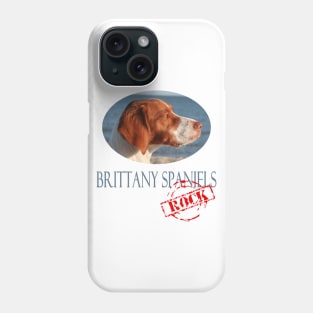 Brittany Spaniels Rock! Phone Case