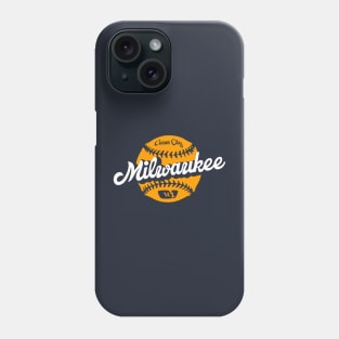Milwaukee WI Baseball Phone Case