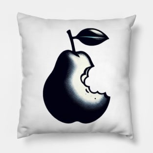 pear apple parody logo Pillow