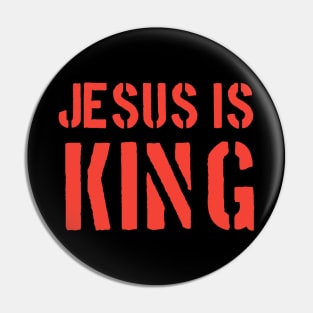 Jesus Is King - Christian Quotes Pin