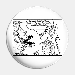 Zoo Humour - Cartoon 0014 - transparent Pin