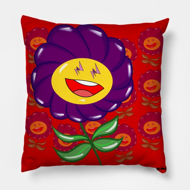 j balvin colores, reggaeton sunflower ecopop Pillow by jorge_lebeau