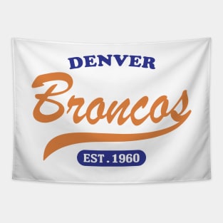 Denver Broncos Classic Style Tapestry