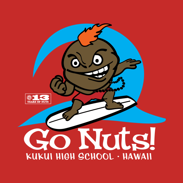 Kukui High School - Go Nuts! Blue Wave (13th Anniversary Edition) by valdezign