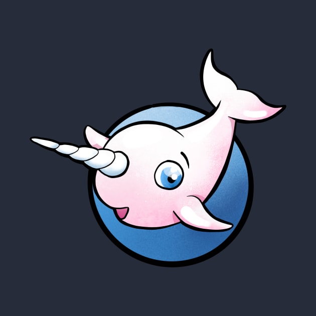 Cute Narwhal - The Unicorn of the Sea by sparklellama