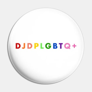 DJDP LGBTQ+ Pin