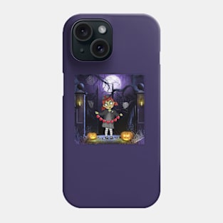 Zombie nurse with hearts Phone Case