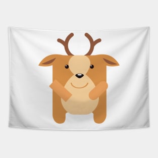 Cartoon Cool Deer Art Prints Tapestry