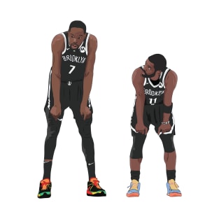 Kevin Durant and Kyrie Irving Brooklyn Nets T-Shirt