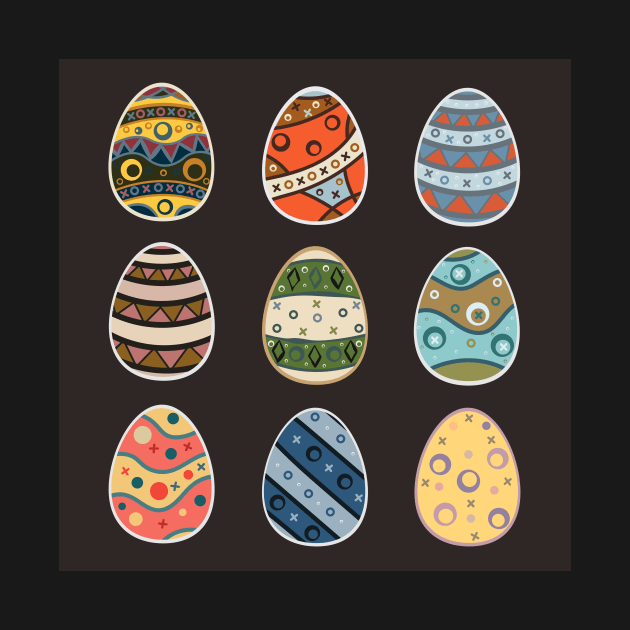 Easter Eggs by Kristina Stellar Scandinavian Land