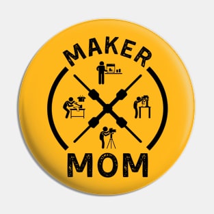 Maker Mom Alt Pin