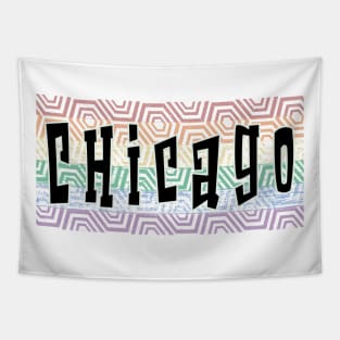 LGBTQ PATTERN AMERICA CHICAGO Tapestry