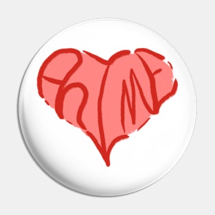 Love Anime Pin