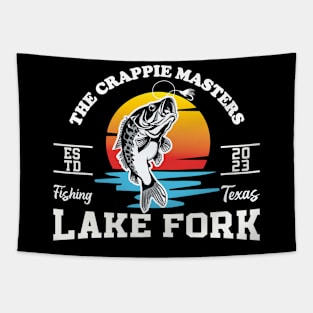 The Crappie Masters Lake Fork Fishing Tapestry