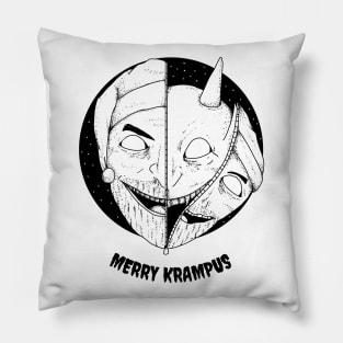 Funny Christmas tshirt Hilarious Xmas Shirt Christmas Party Krampus Pillow