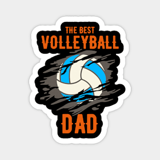 The Best Volleyball dad Magnet