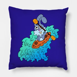 Bunny Rafting Pillow