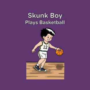 Skunk Boy Plays Basketball T-Shirt