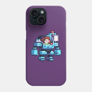 steve wearing a mech suit Phone Case