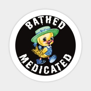 Bathed Medicated Duckling Magnet