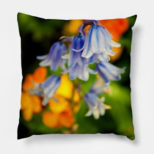 Bluebells Bluebell Spring Flowers Pillow