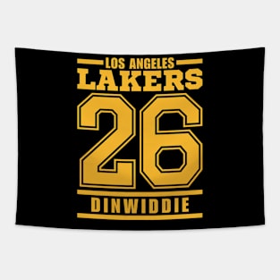 LA Lakers Dinwiddie 26 Basketball Player Tapestry