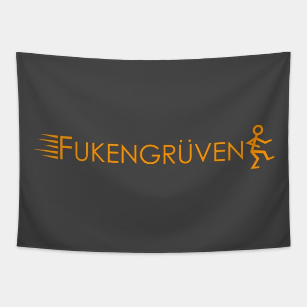 Fukengruven Parody in Orange Tapestry by This is ECP