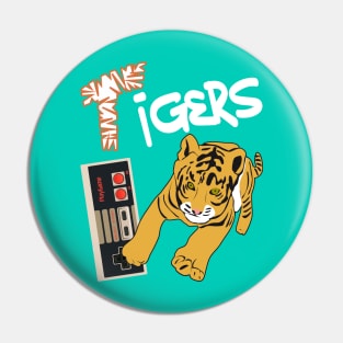 The Tigers Video Game Crew Pin