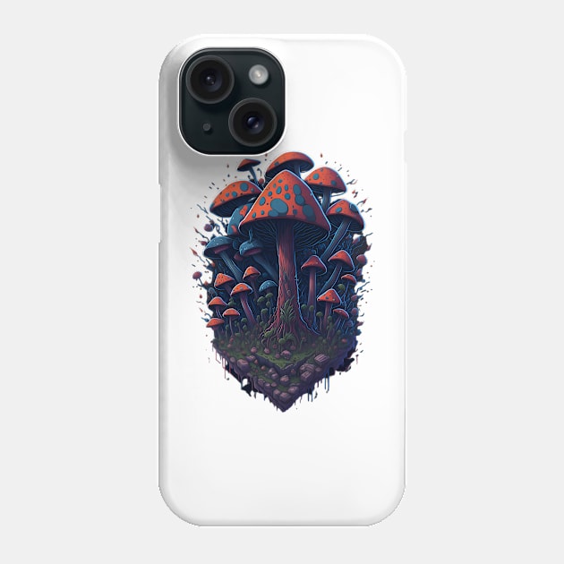 Fantasy illustration art Phone Case by emofix