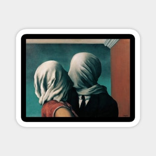 The Lovers by René Magritte, 1928. Oil on Canvas. Magnet