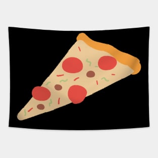 pizza slice crayon doodle Tapestry