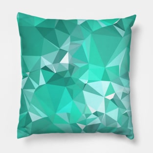 Emerald Green Crystal Geode Pillow