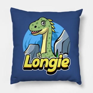 Cute Sauropoda Dino Cartoon Pillow