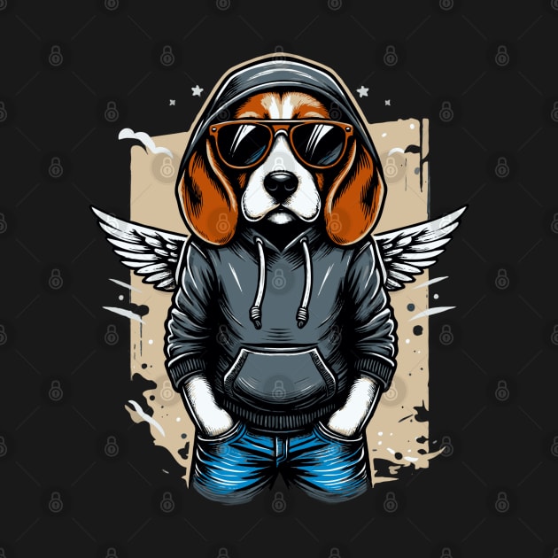 Beagle With Sunglasses by Graceful Designs