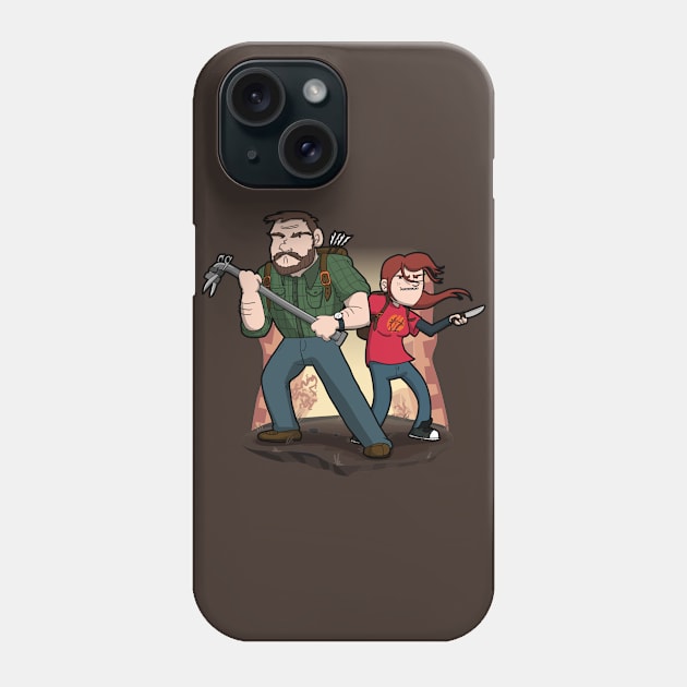 Post-Apocalyptic Dynamic Duo! Phone Case by Aniforce