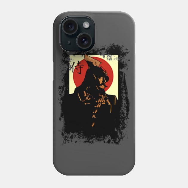 Samurai Sun Phone Case by Artizan