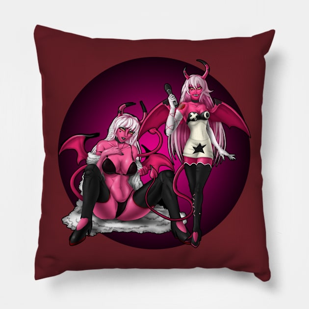 Verosika Pinup! Pillow by Oswald's Oddities