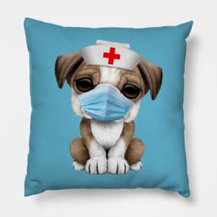 Cute Bulldog Puppy Nurse Pillow