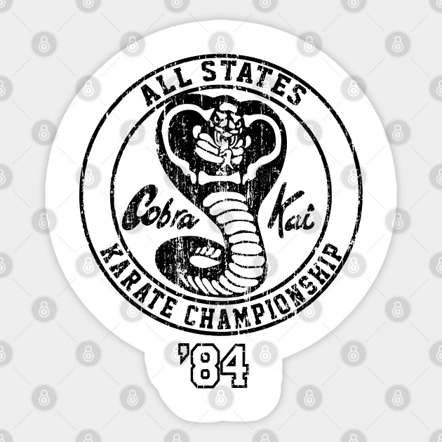 Cobra Kai Karate Kid Cobra Kai Sticker Teepublic