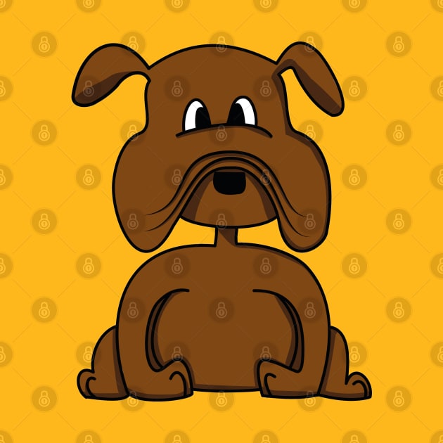 cartoon style dog by Alesiart