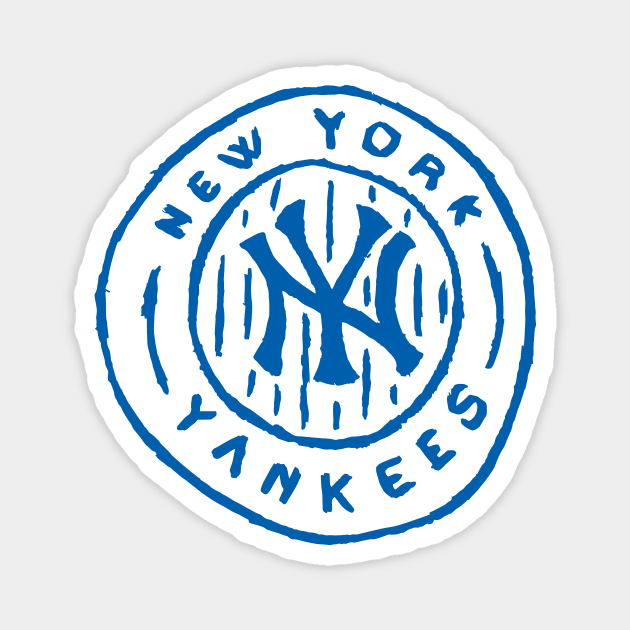 New York Yankeeeees Magnet by Very Simple Graph